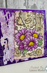 Woodware Marguerite A6 Clear Stamp Set by Françoise Read