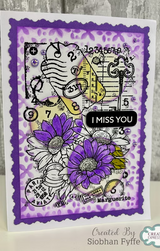 Woodware Marguerite A6 Clear Stamp Set by Françoise Read