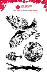 Woodware Moonlit Whispers A6 Clear Stamp Set by Gwen Fletcher