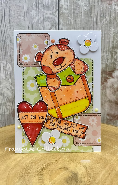 Woodware Pocketful of Love A6 Clear Stamp Set by Françoise Read