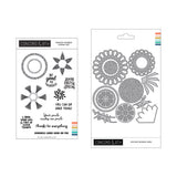 Concord & 9th Woven Words Stamp Set (4 x 6)& Die Bundle