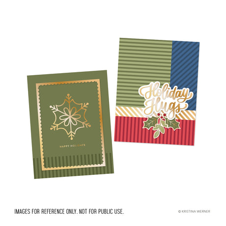 Concord & 9th KW XL Basic Stripes Background Stamp (6 x 8)