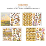 Ciao Bella Yellowstone A4 Junk Journal Ephemera Book (32pcs) (CBB022)