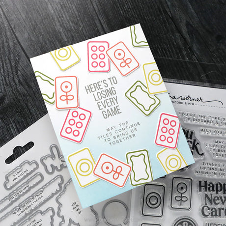 Concord & 9th KW You Make Me Tile Stamp Set & Die Bundle