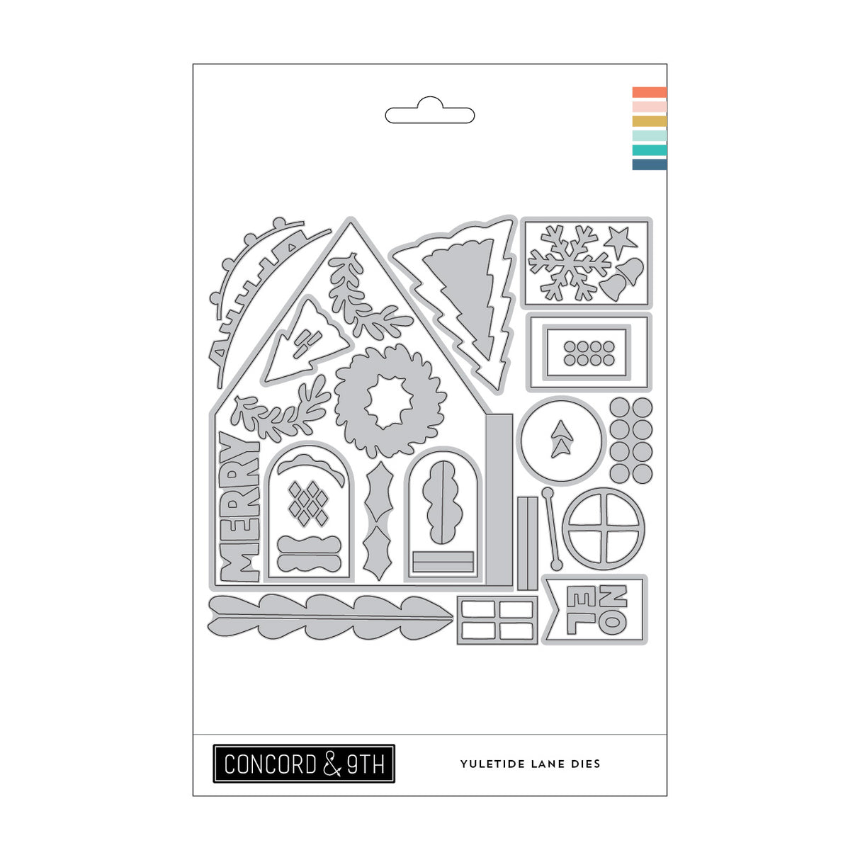 Concord & 9th Yuletide Lane Stamp and Die Bundle