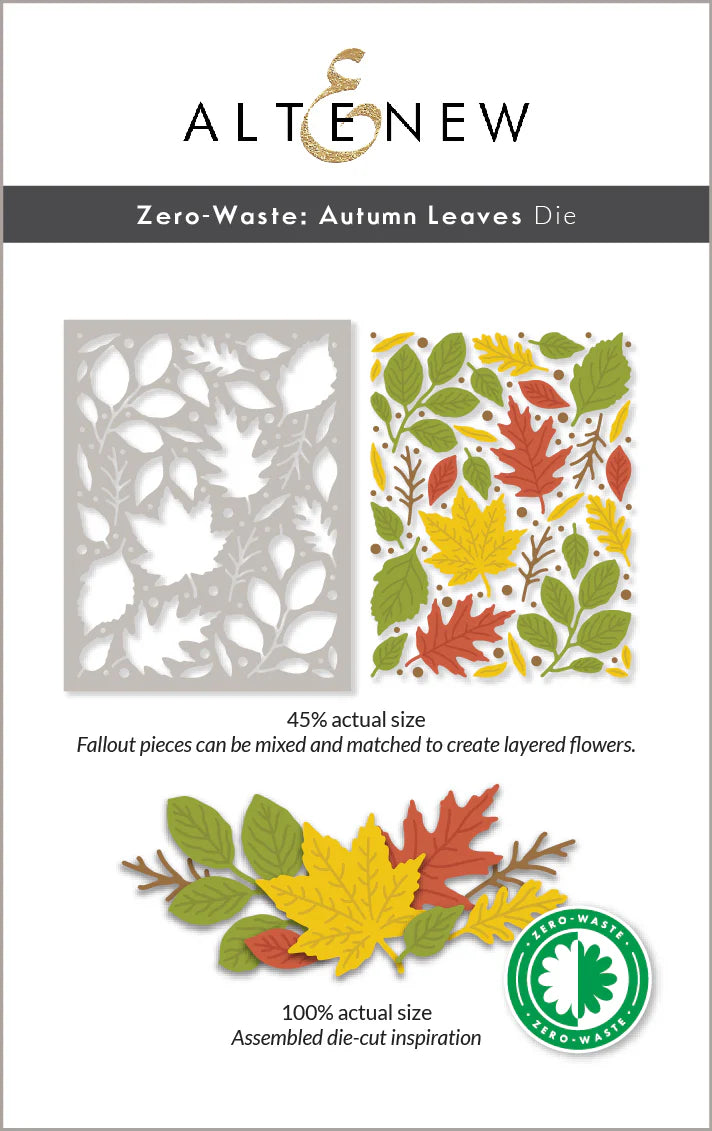 Altenew Zero-Waste: Autumn Leaves Die