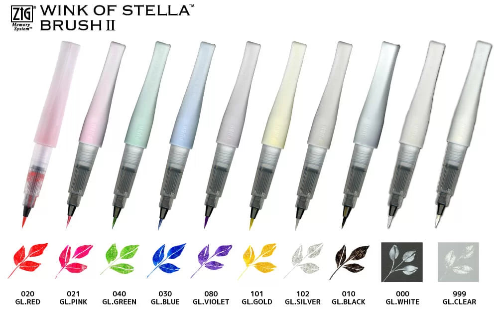 Zig Wink of Stella II Brush Tip Pen VIOLET