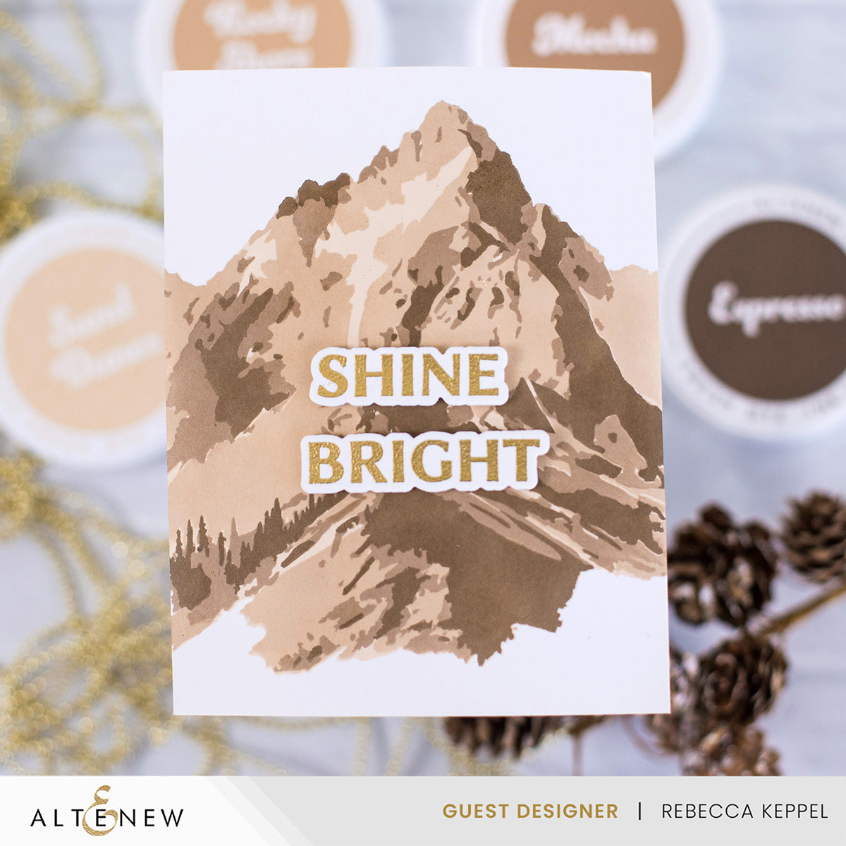 Altenew The Mountain Range Stencil Bundle - ALT11551BN