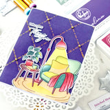 Pinkfresh Studio Cozy Corner Stamp, Die & Stencil Bundle
