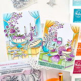 Pinkfresh Studio Gathered in Gratitude Stamp , Die & Stencil Bundle
