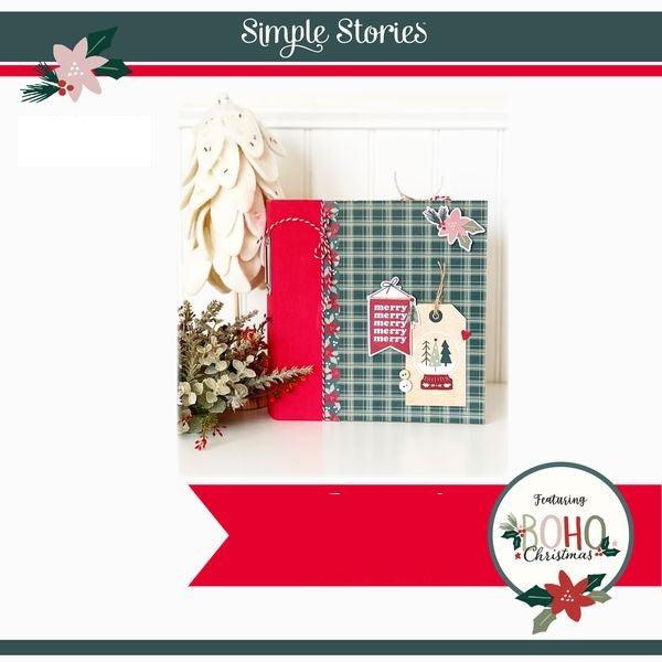 Simple Stories Boho Christmas Binder kit