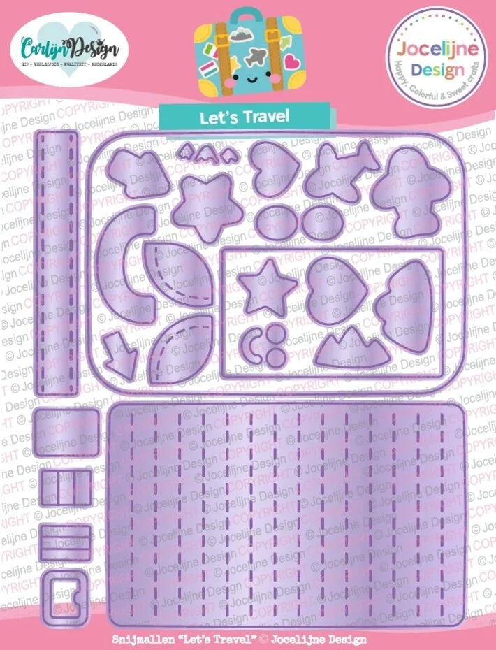 CarlijnDesign Dies Let's Travel (CDJD-0060)