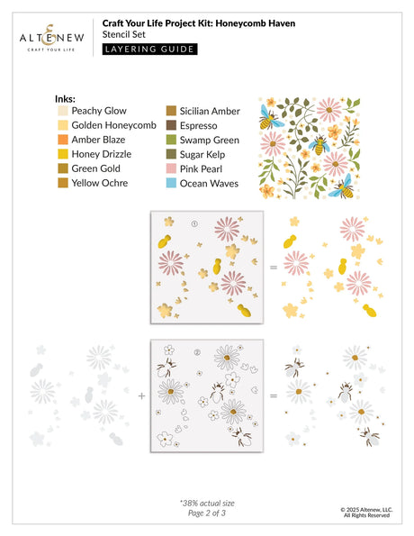 Altenew Craft Your Life Project Kit: Honeycomb Haven & Add-On Die Bundle