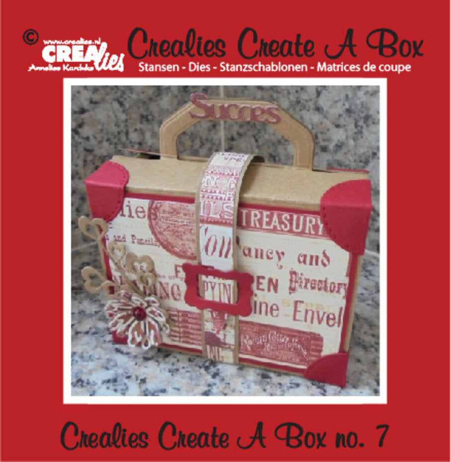 Crealies • Create A Box cutting die no.7 Suitcase ccab07