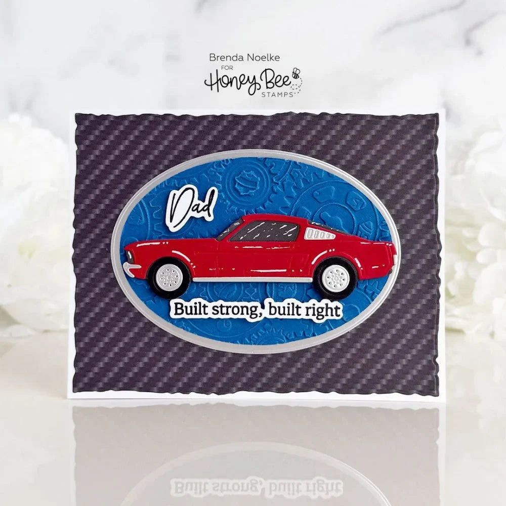 Honey Bee Stamps Lovely Layers: Muscle Car - Honey Cuts Stand-Alone Dies