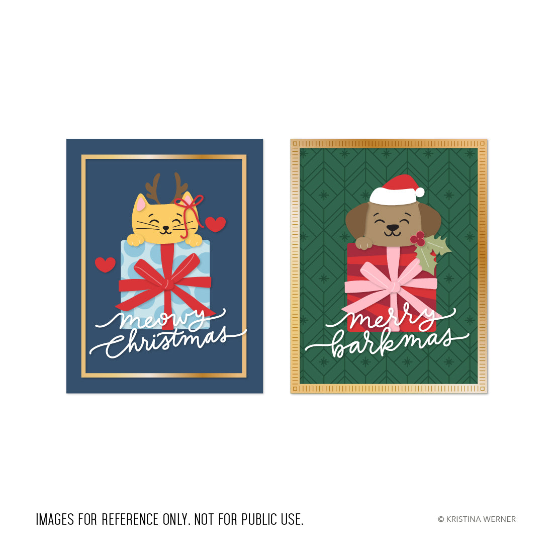 Concord & 9th KW Happy Pawlidays Stamp Set (6 x 8) & Die Bundle