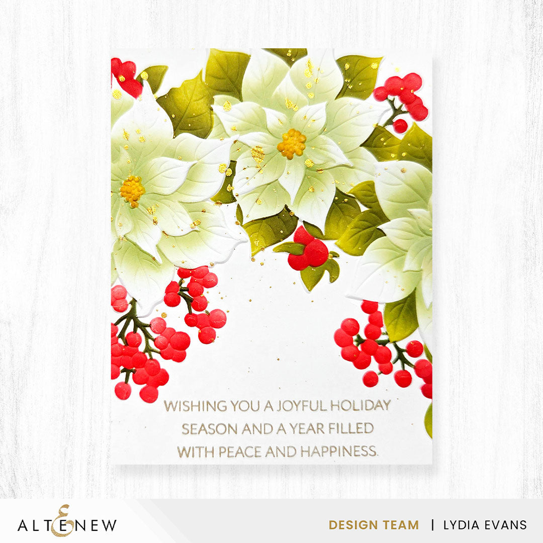 Altenew Winterberry Poinsettias - Complete Bundle