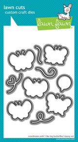 Lawn Fawn LF4024/LF4025 – I Like Big Butterflies Stamp & Die Bundle