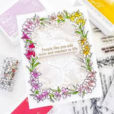 Pinkfresh Studio Lily Frame stamp/stencil/die Bundle Retired
