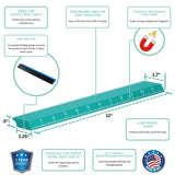 Glassboard Studio MegaMag Ruler Bundle - 6 and 12 inch