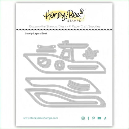 Honey Bee Stamps Lovely Layers: Boat - Honey Cuts Stand-Alone Dies