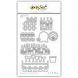 Honey Bee Stamps Lovely Layers: Hoosier Cabinet - Wet Bar Add-On - Honey Cuts Stand-Alone Dies