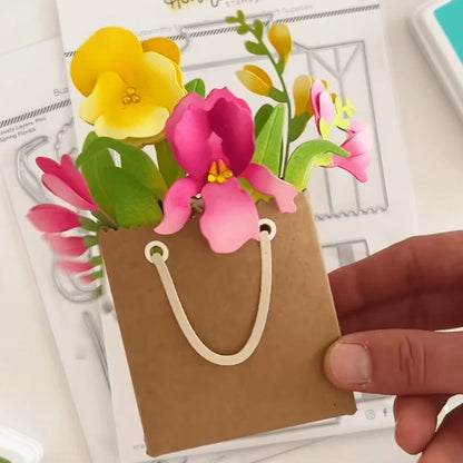 Honey Bee Stamps Lovely Layers: Mini Spring Florals - Honey Cuts Stand-Alone Dies