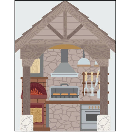 Honey Bee Stamps Lovely Layers: Outdoor Kitchen - Honey Cuts Stand-Alone Dies