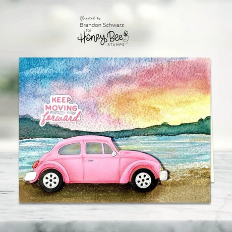 Honey Bee Stamps Lovely Layers: Vintage Bug - Honey Cuts Stand-Alone Dies