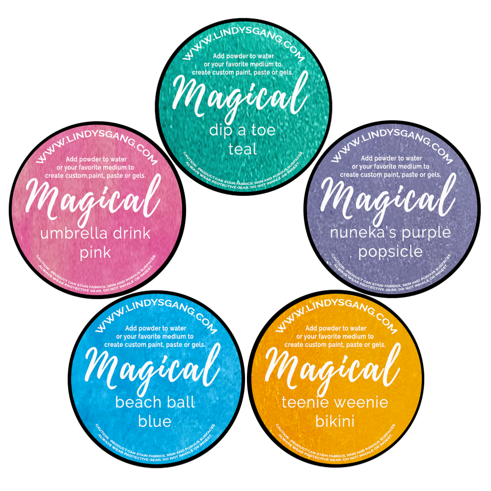 Lindy's Gang Summer Break SHIMMER Magicals + Shaker/Sticker Pack