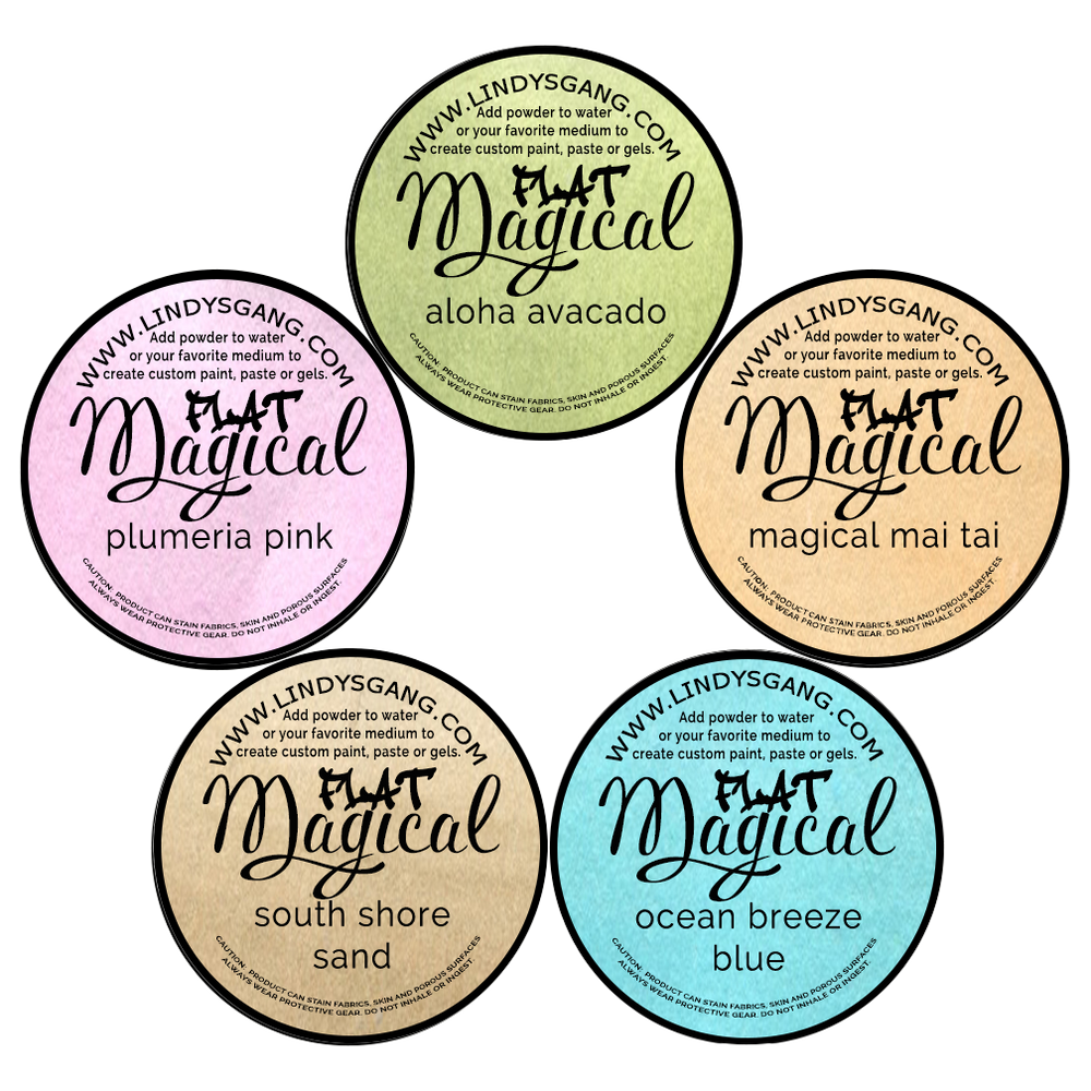 Lindy's Gang Hawaiian Islands FLAT Magicals + Shaker/Sticker Pack
