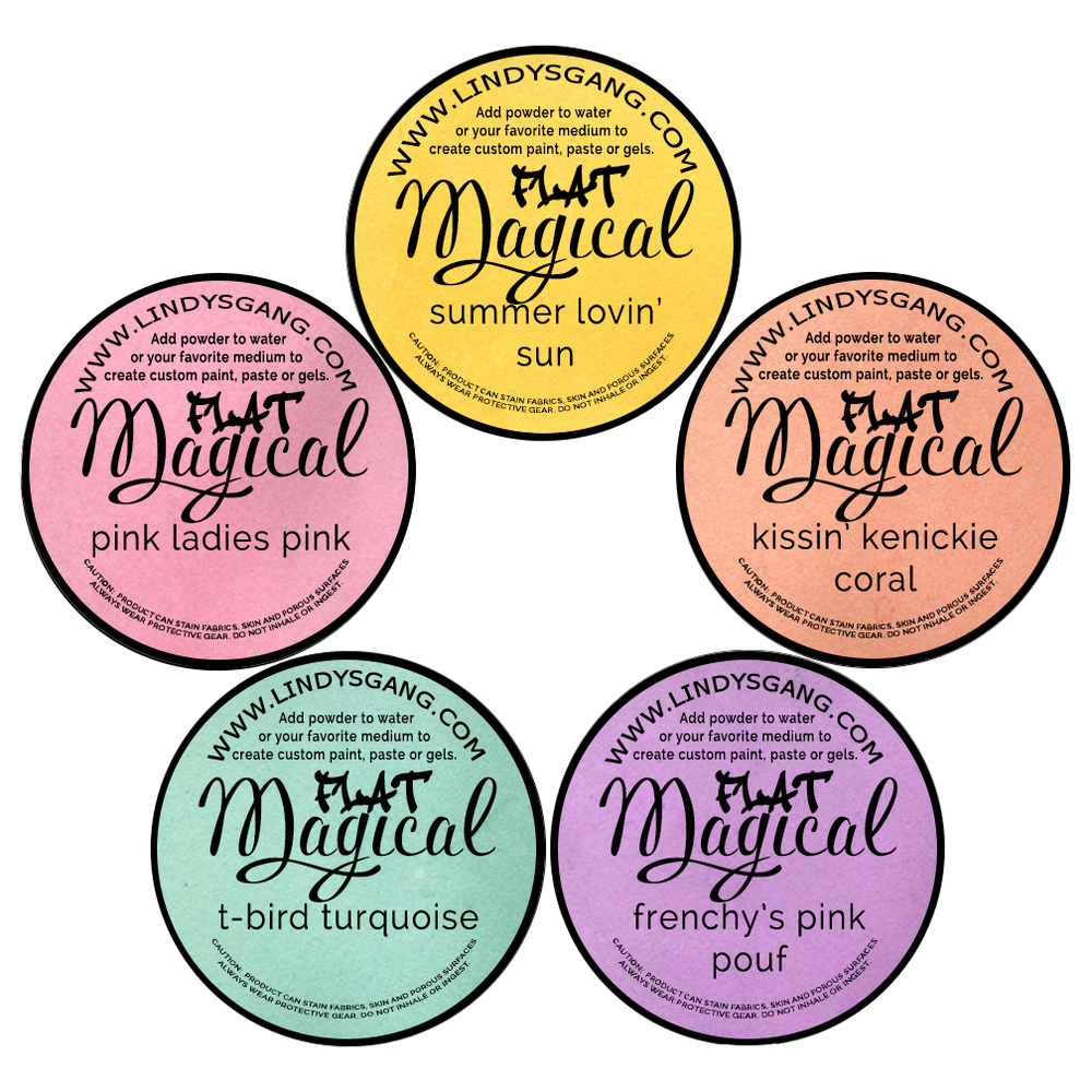 Lindy's Gang Beauty School Dropout FLAT Magicals + Shaker/Sticker Pack