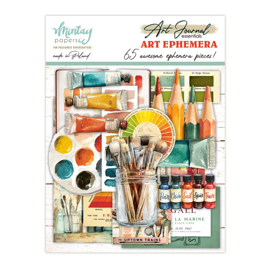 Mintay Art Journal Ephemera Pack Art (65pcs) - MT-ART-C05