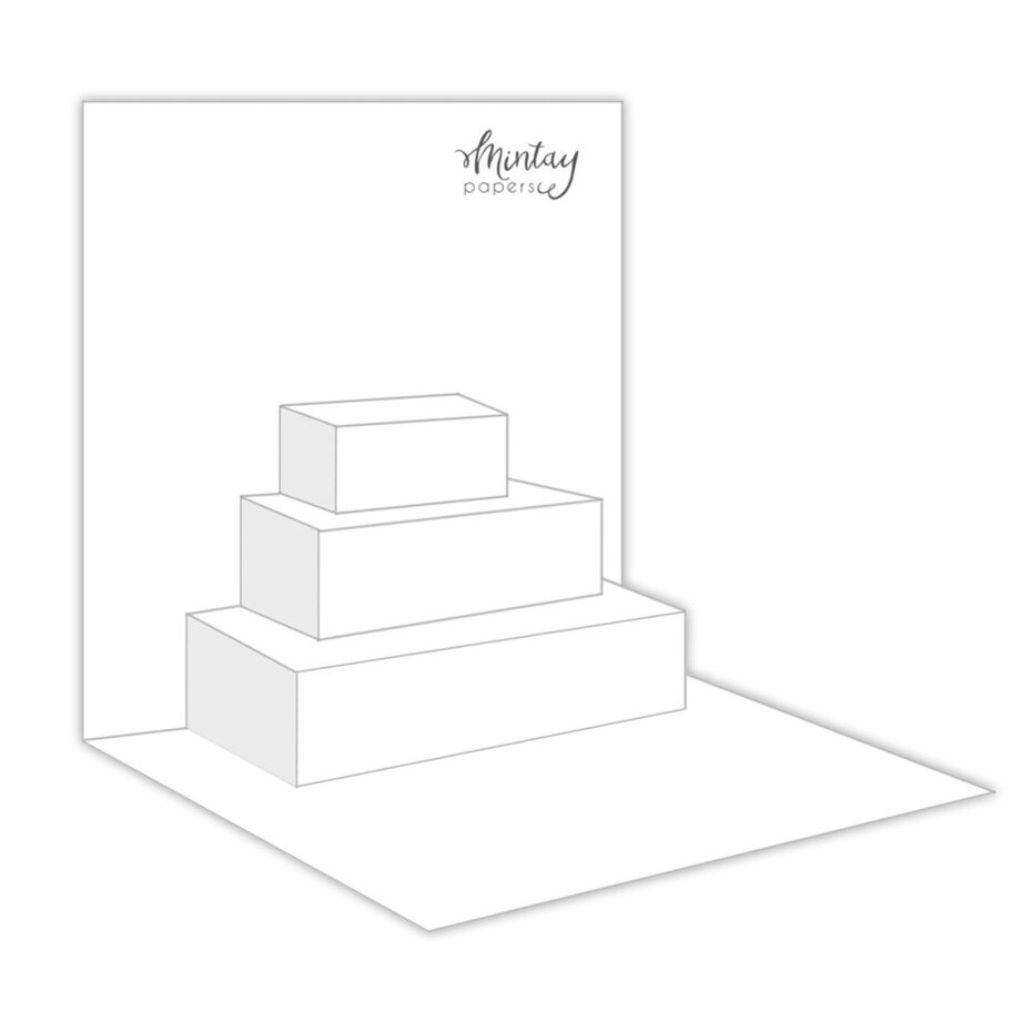 Mintay Basic Pop-Up Card Insert White (5pcs) (MT-BASIC-C59)