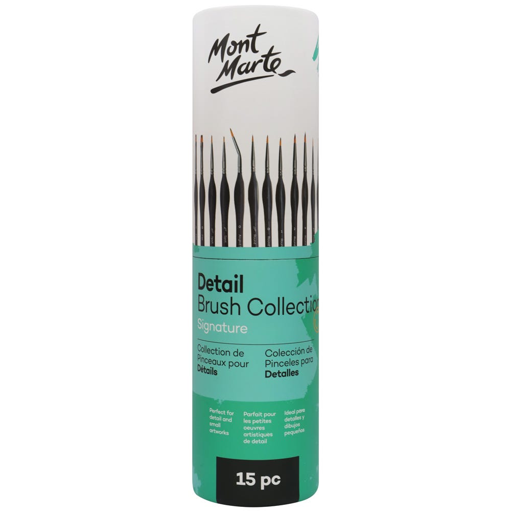 Mont Marte Detail Brush Collection Signature 15pc