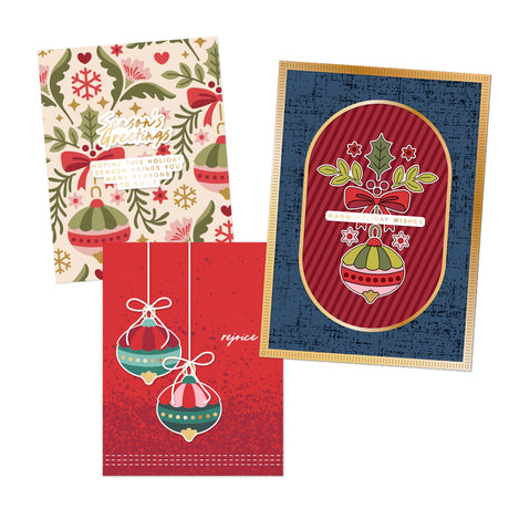 Concord & 9th KW Ornamental Christmas Stamp Set (6 x 8), Stencil & Die Bundle