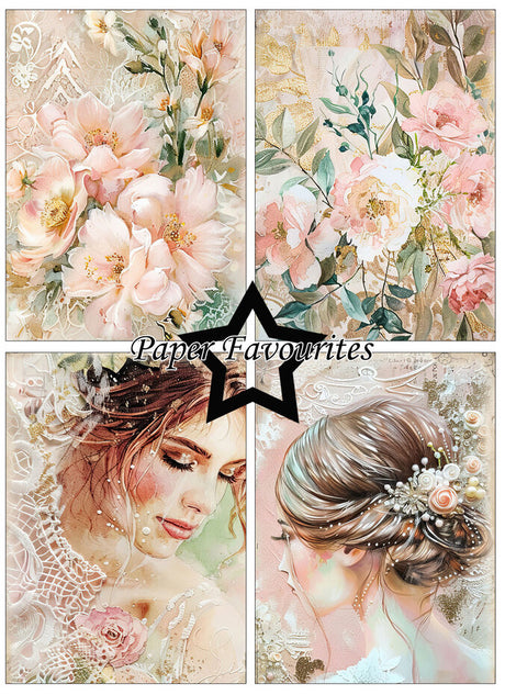 Paper Favourites Wedding Art A6 Paper Pad (PFA584)