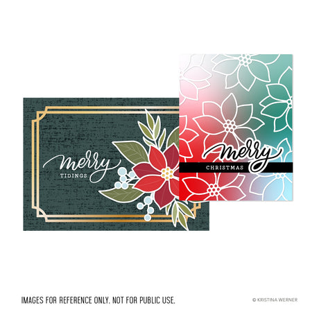 Concord & 9th KW Poinsettia Inlay Dies