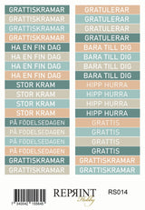 Reprint Masculine Moments 10x20cm Stickers (RS032)