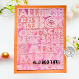 Hero Arts Halloween Words Stencil - SA288