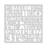 Hero Arts Halloween Words Stencil - SA288