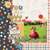 Simple Stories Say Cheese Classic Mouse - Rub Ons