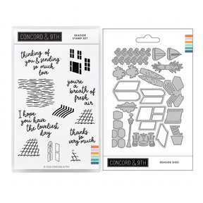 Seaside Stamp Set and Die bundle image