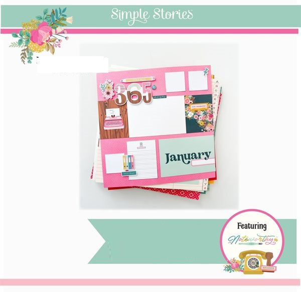 Simple Stories Noteworthy Layout Kit