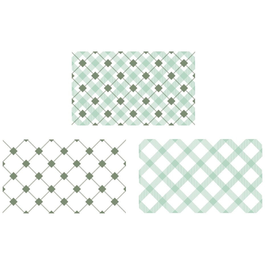 Sizzix Clear Stamps by 49 and Market Tartan (2pcs) (667011)
