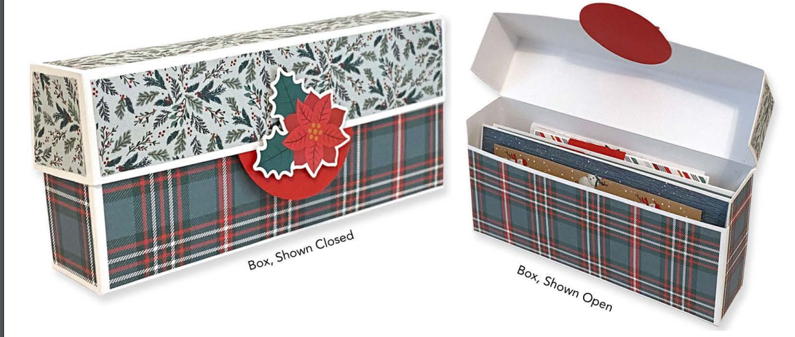 PhotoPlay Interactive Slimline Box and card kit with Wonderful Christmas papers