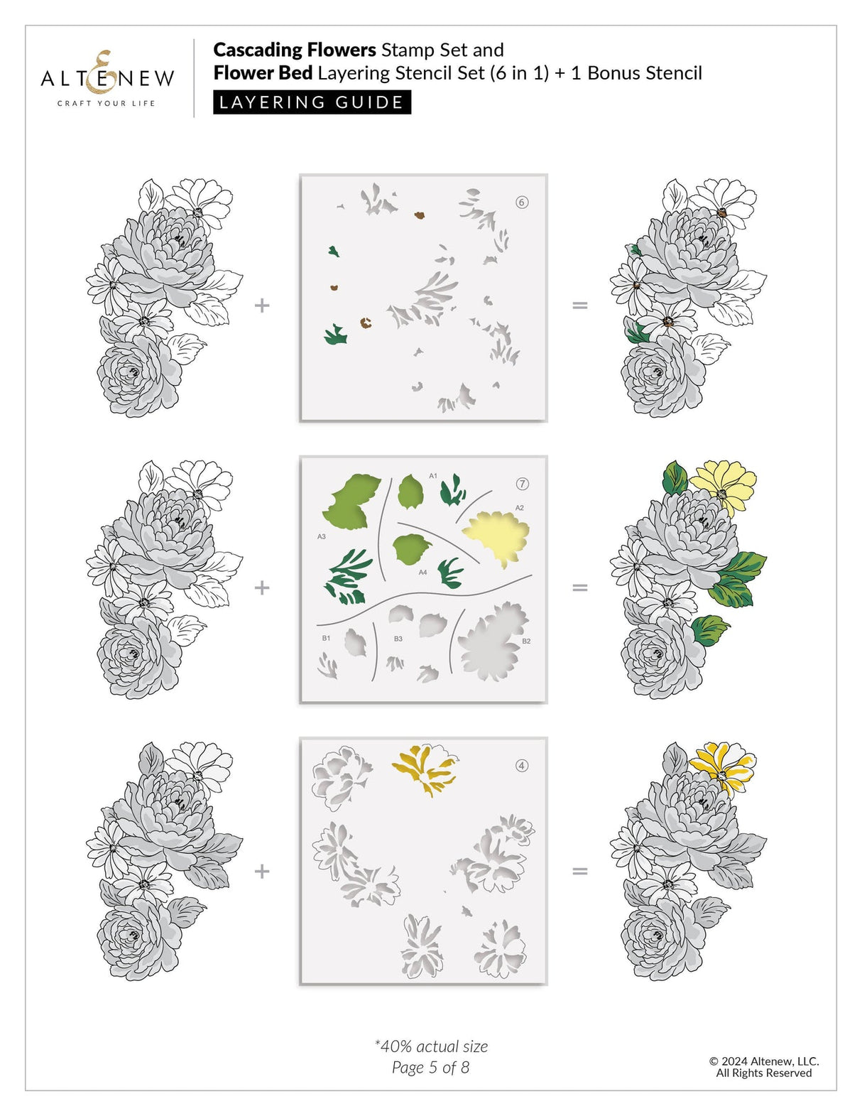 Altenew Flower Bed Bundle
