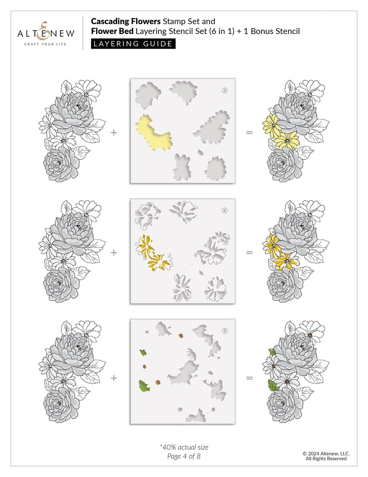 Altenew Flower Bed Bundle