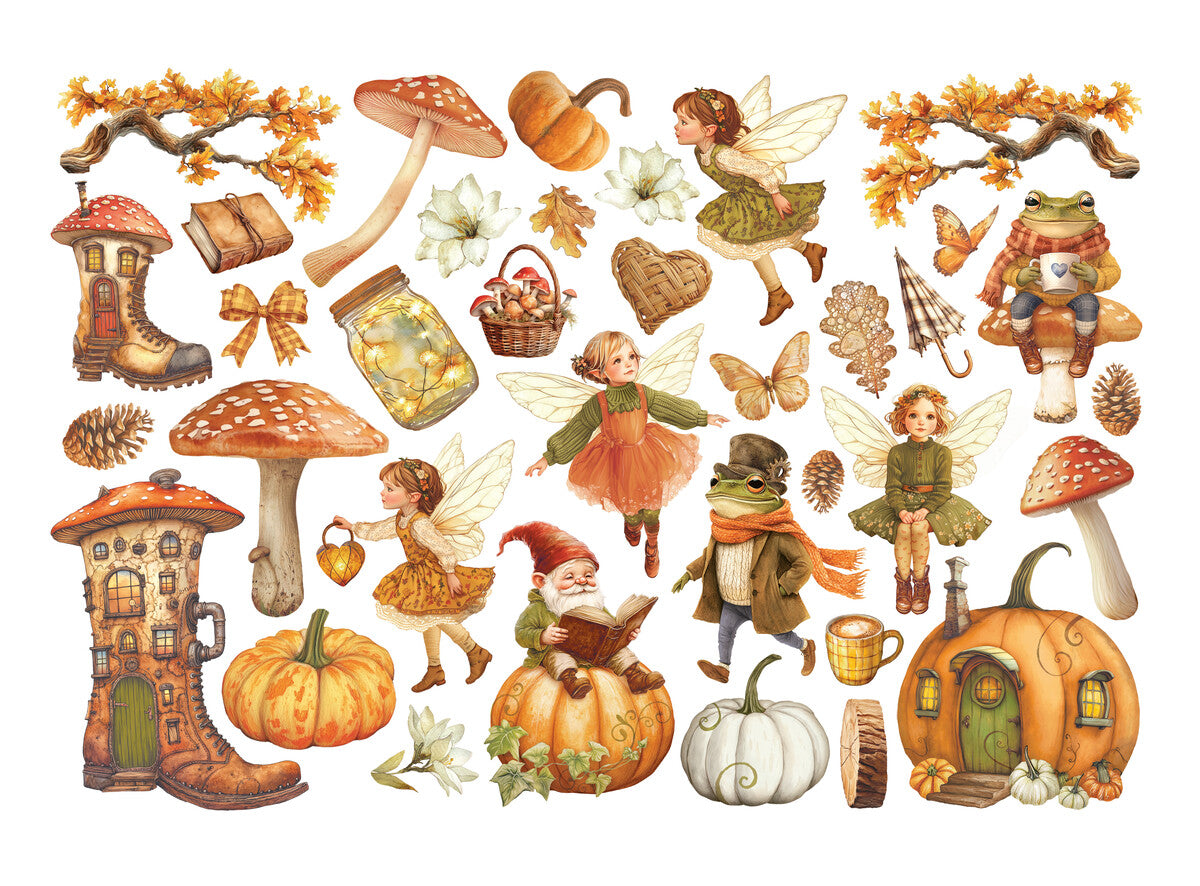 Stamperia Whispering Woods Ephemera (36pcs) (DFLCT68)