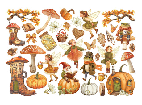 Stamperia Whispering Woods Ephemera (36pcs) (DFLCT68)